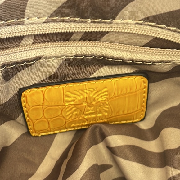 NWOT Anne Klein Yellow and White Purse - Picture 6 of 6